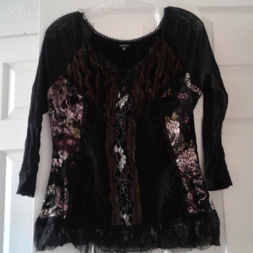 VTG Panilli Lace Top Med